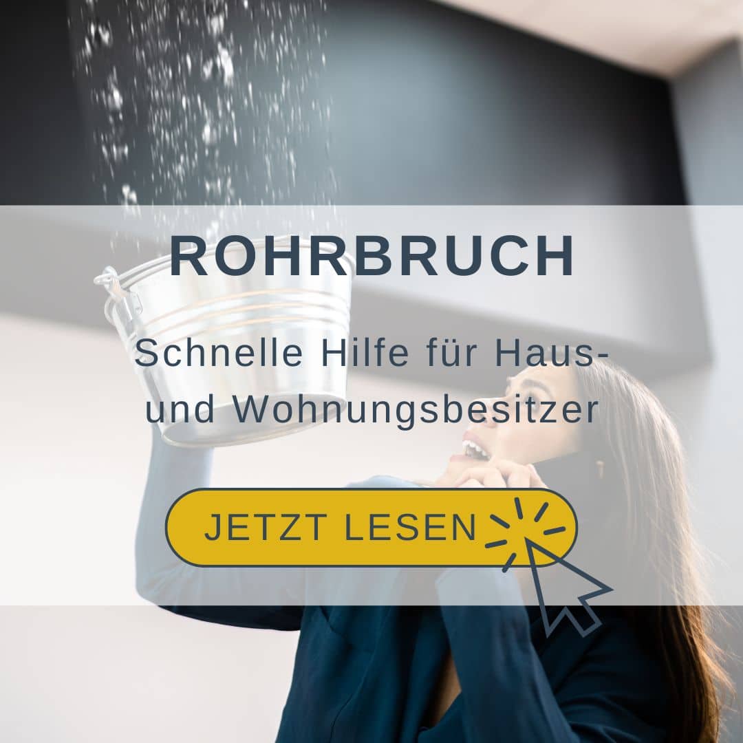 Rohrbruch - was tun - Blogbeitrag