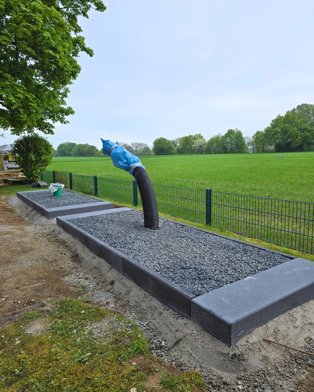 Wärmepumpe in Mehrfamilienhaus - Fundament